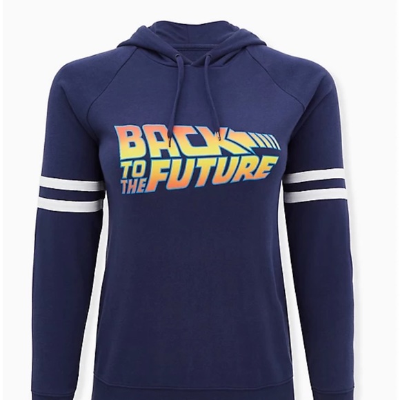 Torrid blue back to the future hoodie 00X - Picture 1 of 8